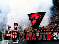 Suppporters of AC Milan during the Serie A Enilive match between SS Lazio and AC Milan at Stadio Olimpico on Aug 31, 2024 in Rome, Italy. (