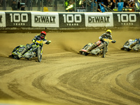 Martin Vaculik participates in a FIM Speedway Grand Prix in Wroclaw, Poland, on August 31, 2024. (