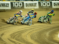 Bartosz Zmarzlik participates in a FIM Speedway Grand Prix of Poland in Wroclaw, Poland, on August 31, 2024. (