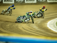 Patryk Dudek participates in a FIM Speedway Grand Prix of Poland in Wroclaw, Poland, on August 31, 2024. (