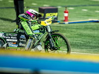 Patryk Dudek participates in a FIM Speedway Grand Prix of Poland in Wroclaw, Poland, on August 31, 2024. (