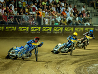 Martin Vaculik participates in a FIM Speedway Grand Prix in Wroclaw, Poland, on August 31, 2024. (