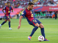 Eric Garcia plays during the match between FC Barcelona and Real Valladolid CF, corresponding to week 4 of LaLiga EA Sports, at the Lluis Co...