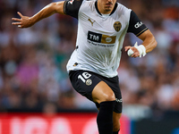 Diego Lopez of Valencia CF is in action during the LaLiga EA Sports match between Valencia CF and Villarreal CF at Mestalla stadium in Valen...