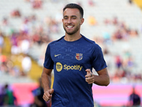 Eric Garcia plays during the match between FC Barcelona and Real Valladolid CF, corresponding to week 4 of LaLiga EA Sports, at the Lluis Co...