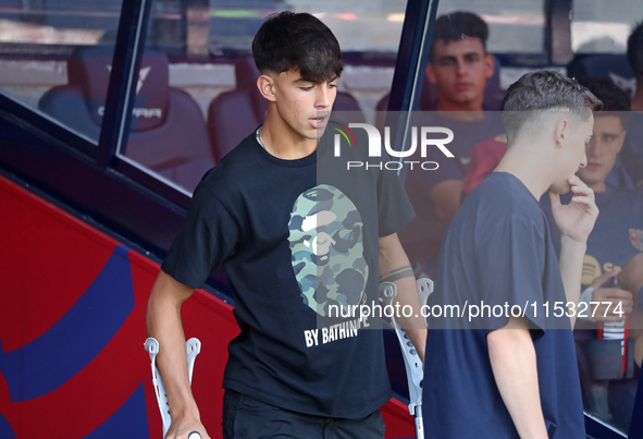 Marc Bernal during the match between FC Barcelona and Real Valladolid CF, corresponding to week 4 of LaLiga EA Sports, at the Lluis Companys...