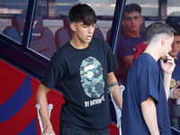 Marc Bernal during the match between FC Barcelona and Real Valladolid CF, corresponding to week 4 of LaLiga EA Sports, at the Lluis Companys...