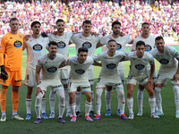 The Real Valladolid team during the match between FC Barcelona and Real Valladolid CF, corresponding to week 4 of LaLiga EA Sports, at the L...