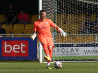 Barrow goalkeeper Paul Farman during the Sky Bet League 2 match between Harrogate Town and Barrow at Wetherby Road in Harrogate, England, on...