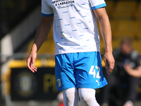 Theo Vassell of Barrow during the Sky Bet League 2 match between Harrogate Town and Barrow at Wetherby Road in Harrogate, England, on August...