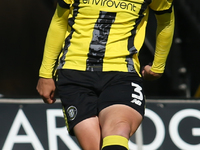 Harrogate Town's Matty Foulds during the Sky Bet League 2 match between Harrogate Town and Barrow at Wetherby Road in Harrogate, England, on...