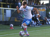 Barrow's Chris Popov during the Sky Bet League 2 match between Harrogate Town and Barrow at Wetherby Road in Harrogate, England, on August 3...