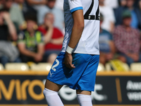 Barrow's Chris Popov during the Sky Bet League 2 match between Harrogate Town and Barrow at Wetherby Road in Harrogate, England, on August 3...