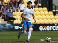 Barrow's Chris Popov during the Sky Bet League 2 match between Harrogate Town and Barrow at Wetherby Road in Harrogate, England, on August 3...