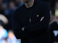 Harrogate Town Manager Simon Weaver during the Sky Bet League 2 match between Harrogate Town and Barrow at Wetherby Road in Harrogate, Engla...