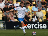 Dean Campbell of Barrow during the Sky Bet League 2 match between Harrogate Town and Barrow at Wetherby Road in Harrogate, England, on Augus...