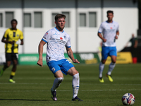 Ben Jackson of Barrow during the Sky Bet League 2 match between Harrogate Town and Barrow at Wetherby Road in Harrogate, England, on August...