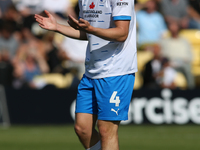 Barrow's Dean Campbell shows dejection during the Sky Bet League 2 match between Harrogate Town and Barrow at Wetherby Road in Harrogate, En...