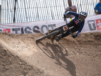 Abigail Ronca of UNITED competes in the UCI Mountain Bike World Championships Downhill Women's Race in Pal Arinsal, Andorra, on August 31, 2...