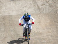 Thibaut Daprela of France participates in the UCI Mountain Bike World Championships Men Downhill in Pal Arinsal, Andorra, on August 31, 2024...