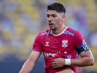 Waldo Rubio of CD Tenerife during the Liga Hypermotion match between Cadiz CF and CD Tenerife at Nuevo Mirandilla in Seville, Spain, on Augu...