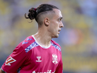 Luismi Cruz of CD Tenerife during the Liga Hypermotion match between Cadiz CF and CD Tenerife at Nuevo Mirandilla in Seville, Spain, on Augu...