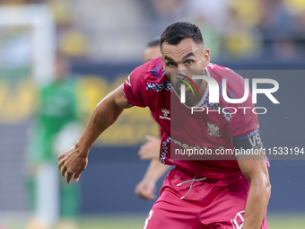 Enric Gallego of CD Tenerife during the Liga Hypermotion match between Cadiz CF and CD Tenerife at Nuevo Mirandilla in Seville, Spain, on Au...