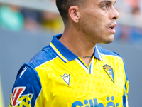 Brian Ocampo of Cadiz CF during the Liga Hypermotion match between Cadiz CF and CD Tenerife at Nuevo Mirandilla in Seville, Spain, on August...