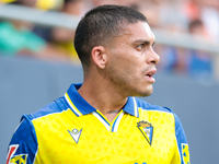 Brian Ocampo of Cadiz CF during the Liga Hypermotion match between Cadiz CF and CD Tenerife at Nuevo Mirandilla in Seville, Spain, on August...