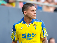 Brian Ocampo of Cadiz CF during the Liga Hypermotion match between Cadiz CF and CD Tenerife at Nuevo Mirandilla in Seville, Spain, on August...