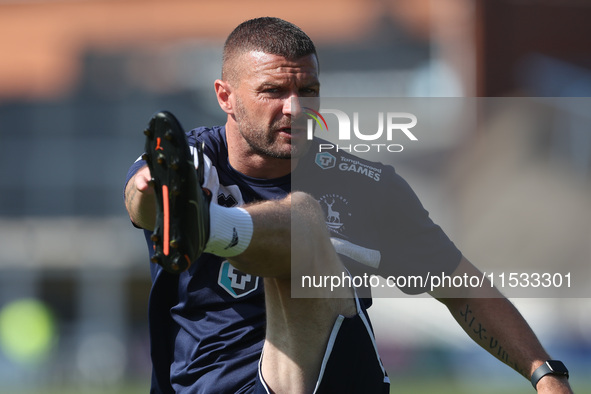 During the Vanarama National League match between Hartlepool United and Braintree Town at Victoria Park in Hartlepool, England, on August 31...