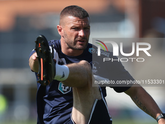 During the Vanarama National League match between Hartlepool United and Braintree Town at Victoria Park in Hartlepool, England, on August 31...