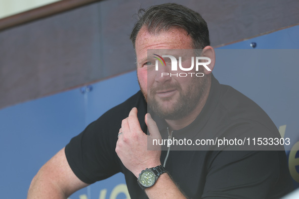 During the Vanarama National League match between Hartlepool United and Braintree Town at Victoria Park in Hartlepool, England, on August 31...