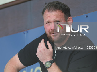 During the Vanarama National League match between Hartlepool United and Braintree Town at Victoria Park in Hartlepool, England, on August 31...