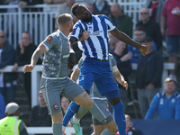 During the Vanarama National League match between Hartlepool United and Braintree Town at Victoria Park in Hartlepool, England, on August 31...