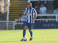 Hartlepool United's Kieron Freeman is in action during the Vanarama National League match between Hartlepool United and Braintree Town at Vi...