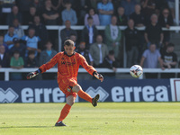 Joel Dixon of Hartlepool United during the Vanarama National League match between Hartlepool United and Braintree Town at Victoria Park in H...