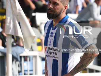 Kieron Freeman of Hartlepool United during the Vanarama National League match between Hartlepool United and Braintree Town at Victoria Park...