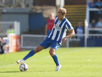 Greg Sloggett of Hartlepool United during the Vanarama National League match between Hartlepool United and Braintree Town at Victoria Park i...