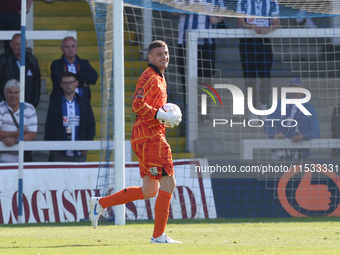 Adam Smith of Hartlepool United during the Vanarama National League match between Hartlepool United and Braintree Town at Victoria Park in H...