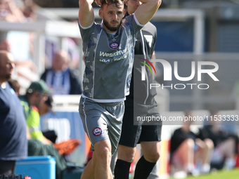 Ryan Clampin of Braintree Town during the Vanarama National League match between Hartlepool United and Braintree Town at Victoria Park in Ha...