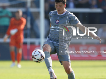 Matt Robinson of Braintree Town is in action during the Vanarama National League match between Hartlepool United and Braintree Town at Victo...