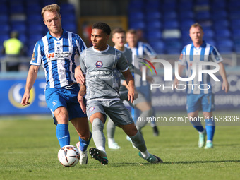 During the Vanarama National League match between Hartlepool United and Braintree Town at Victoria Park in Hartlepool, England, on August 31...