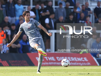 Braintree Town's Louie Annesley during the Vanarama National League match between Hartlepool United and Braintree Town at Victoria Park in H...