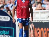 Gary Nadine of Hartlepool United during the Vanarama National League match between Hartlepool United and Braintree Town at Victoria Park in...