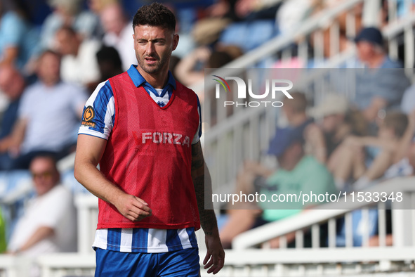 Gary Nadine of Hartlepool United during the Vanarama National League match between Hartlepool United and Braintree Town at Victoria Park in...