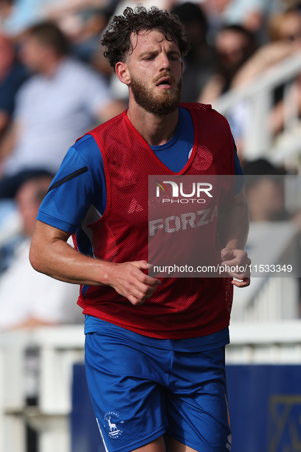 Anthony Mancini of Hartlepool United during the Vanarama National League match between Hartlepool United and Braintree Town at Victoria Park...