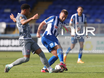 During the Vanarama National League match between Hartlepool United and Braintree Town at Victoria Park in Hartlepool, England, on August 31...