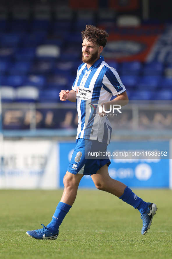 Anthony Mancini of Hartlepool United during the Vanarama National League match between Hartlepool United and Braintree Town at Victoria Park...