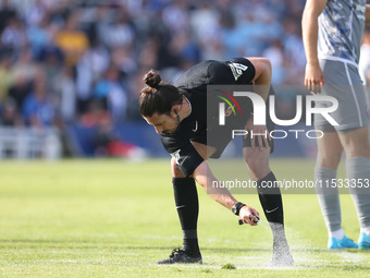 During the Vanarama National League match between Hartlepool United and Braintree Town at Victoria Park in Hartlepool, England, on August 31...